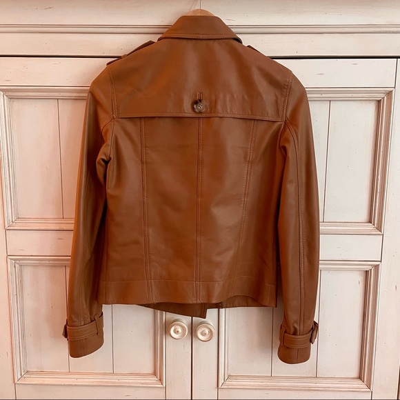Massimo Dutti Leather Jacket - Picture 2 of 5